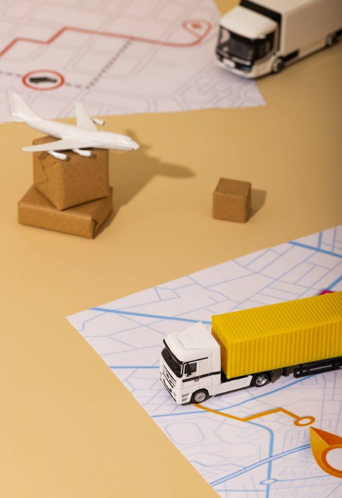 Visual representation of Logistics and transportation use case